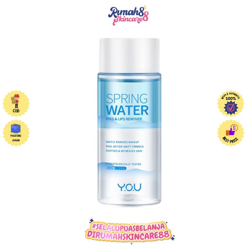 YOU Spring Water Eyes &amp; Lips Remover 80ml