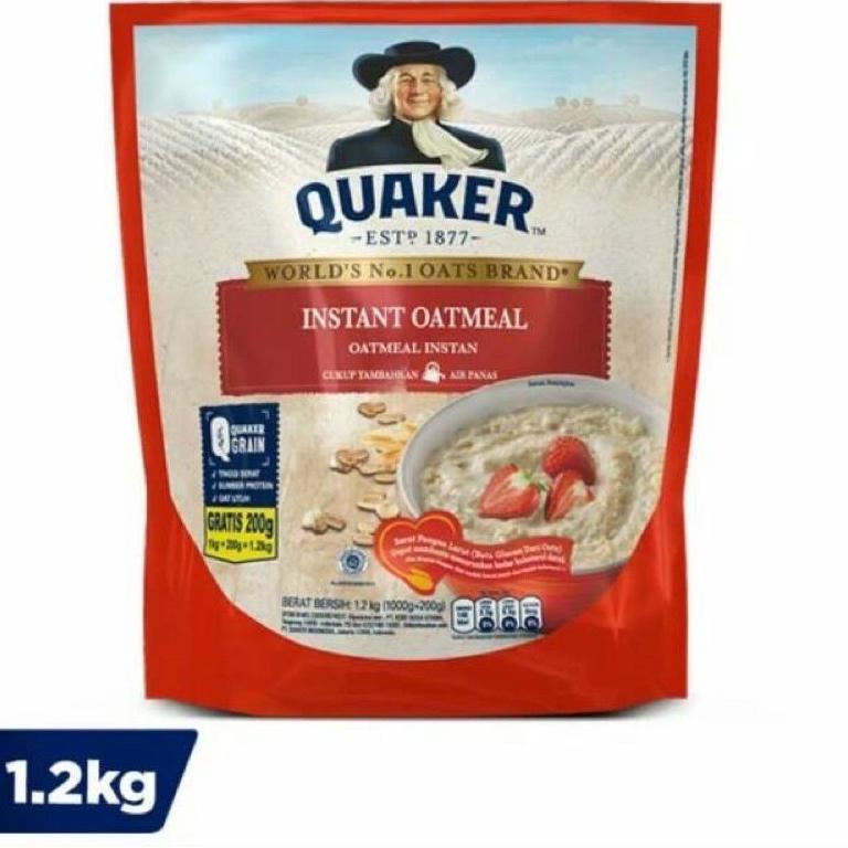 

[KODE PRODUK Q67OI8465] Quaker Instant Oatmeal 1200gr JAN 2024