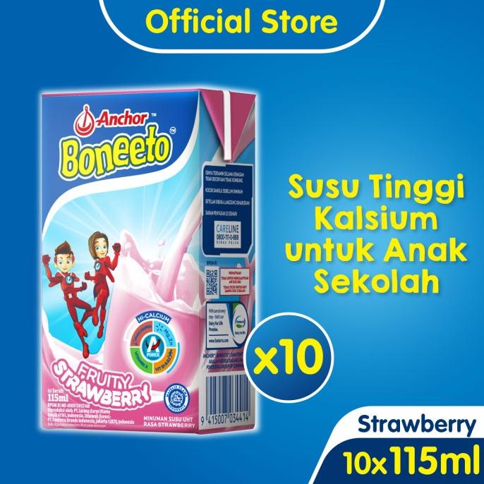 

Boneeto Susu UHT Stawberi 10 x 115ml- Daya Pikir & Tubuh Aktif