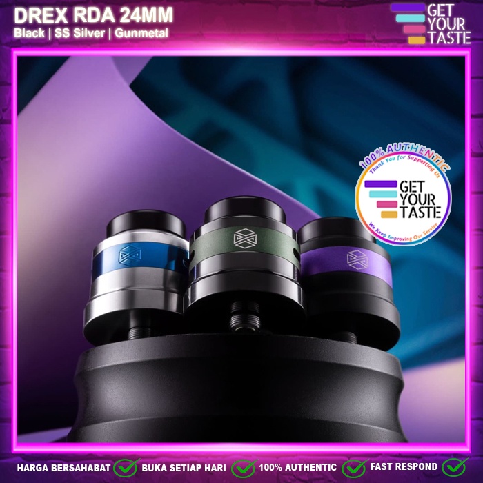 DREX RDA 24MM by Druga x Hexohm 100% Authentic Atomizer