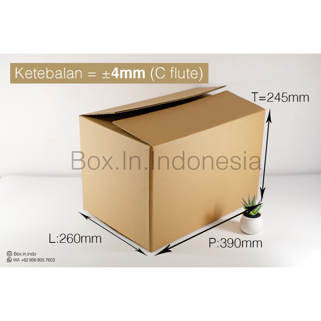 Jual Kardus Baru X X Cm Tebal Box Dus Aqua Indomie Coklat