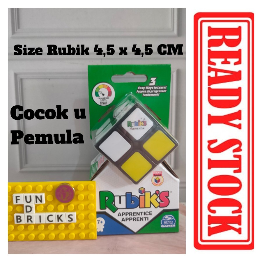 Rubik Rubik's 2x2 Apprentice Spin Master Pemula