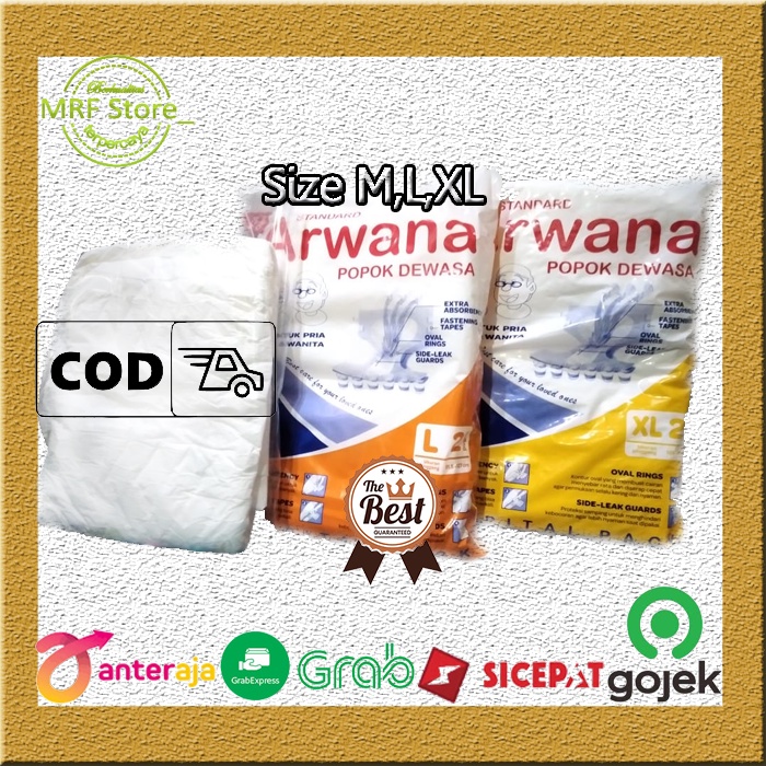 TERLARIS 48 PCS POPOK PEREKAT DEWASA / PEMPERS PEREKAT DEWASA PRIA DAN WANITA SIZE (M,L,XL)