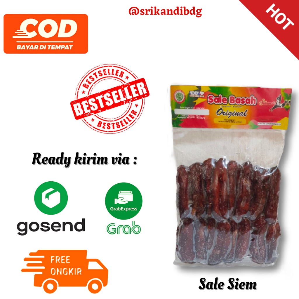 

Sale pisang siem basah srikandi manis, lembut, legit