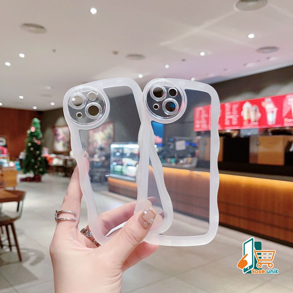 SOFTCASE SOFT SILIKON WAVE GELOMBANG CLEAR CASE BENING XIAOMI REDMI S2 4A 4X 5 5+ 5A 6 6A 7 9A  9C 10A 12C 8 8A PRO 10 5G 10C NOTE 4 5 5A PRIME 6 7 8 9 10 4G 10 PRO 4G 10 5G 11 11S 11 12 PRO POCO M4 M4 C40 M3 X3 PRO X3 GT F3 F4 Mi A1+ 8A NOTE 12 CS5030