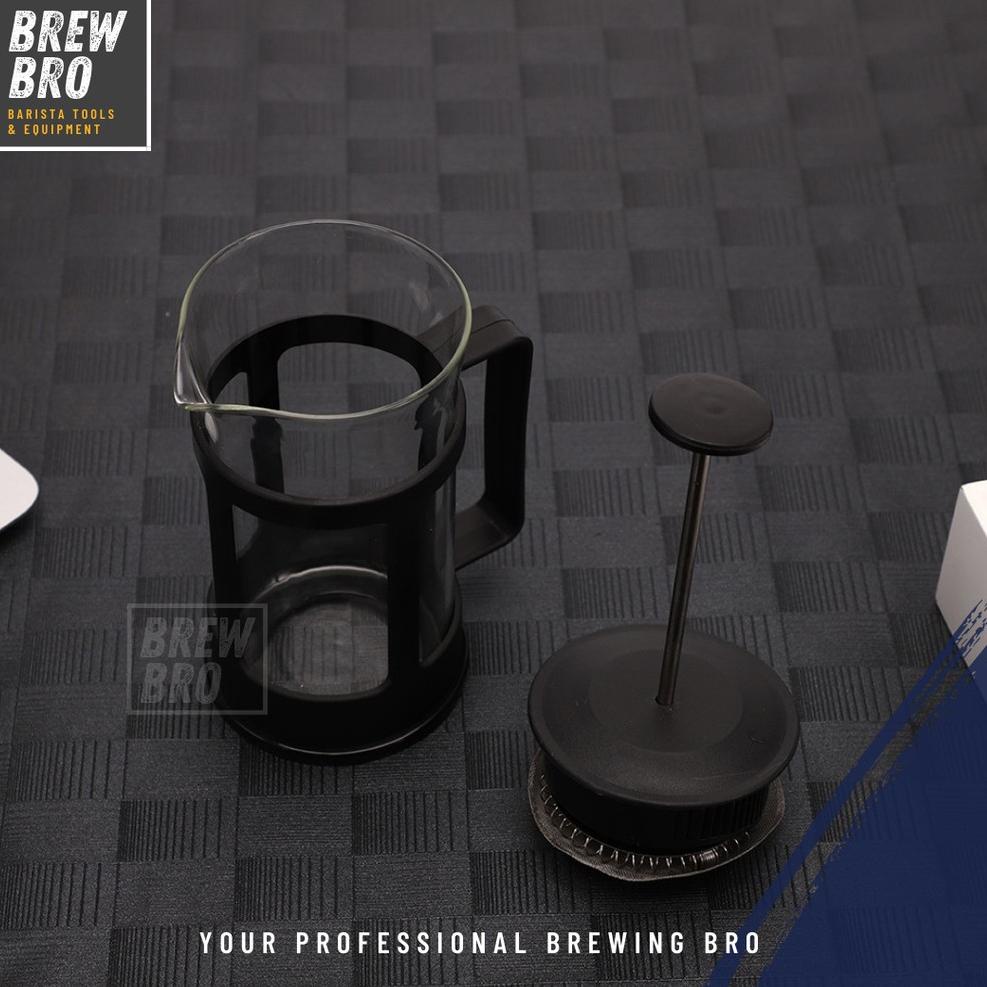 ㊤ French Press 350ml Coffee Plunger Maker Kaca Gelas Filter Alat Seduh Kopi Teh 350 ml BIG SALES 338