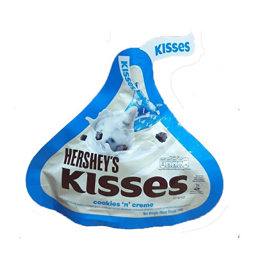 

HERSHEY KISSES CREAMY MILK CHOCOLATE 146 GR / COKELAT DENGAN KRIM SUSU