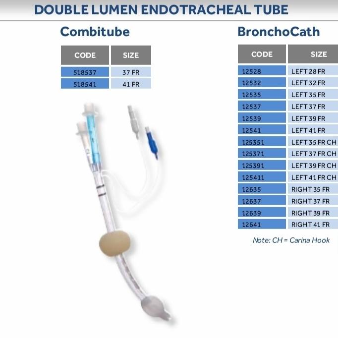 Jual Combi Tube Airway / Esophageal Tracheal Tube Shopee Indonesia