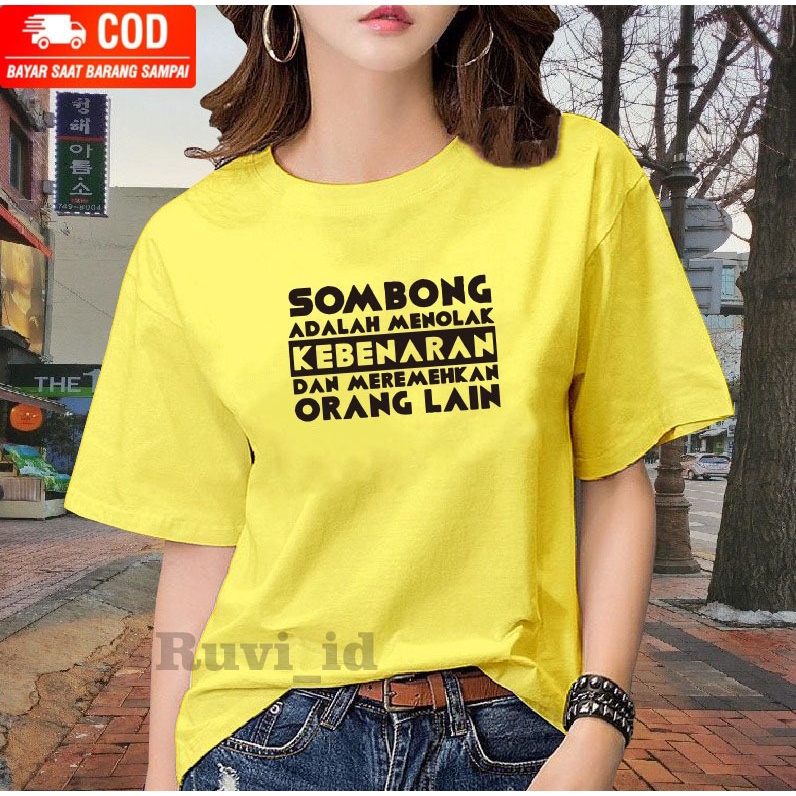 Ruvi_id-KAOS TERLARIS / BELI 3 GRATIS HEADSET EXTRA BAS / KAOS WANITA KEKINIAN / KAOS DISTRO / KAOS WANITA KOREAN STYLE LENGAN PENDEK / BAJU TRENDY / KAOS OBLONG / KAOS OVERSIZE / BLUS / T-SHIRT / KAOS IMPORT / BAHAN KATUN TEBAL / KAOS MURAH