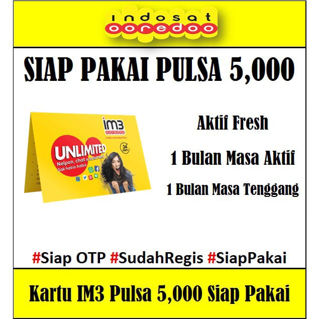 kartu perdana kuota internet indosat