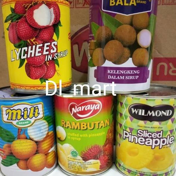 

[PRODUK GRS99] Longan Kaleng / Leci kaleng / lychee Kaleng / Rambutan Kaleng / Nanas Kaleng M79
