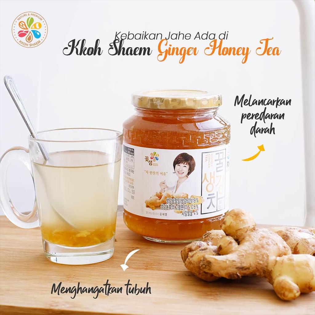 KKOH SHAEM HONEY GINGER TEA 1KG - MADU TEH JAHE KOREA HALAL IMPORT