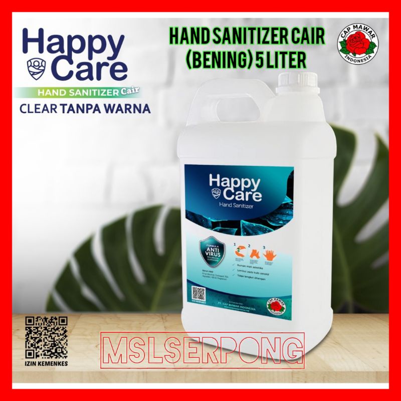 HAND SANITIZER CAIR AROMA LEMON 5 LITER KEMENKES RI PKD 20501120897 / HAND SANITIZER SPRAY / HAND SANITIZER