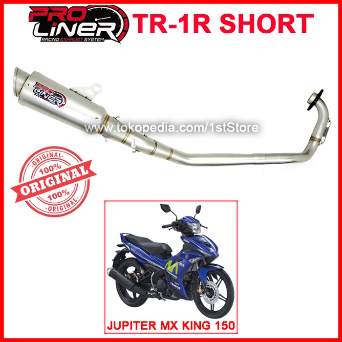 Knalpot Knalpot Proliner Tr1 Short Jupiter Mx King 150 Racing Original 150Cc