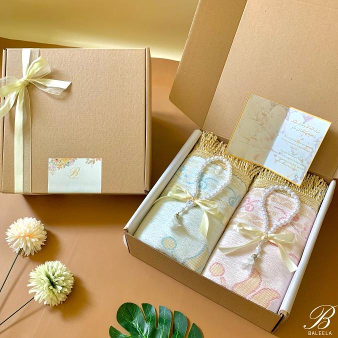 TERMURAH - Hampers Kado Nikah Sajadah Couple/Hampers Sajadah Premium