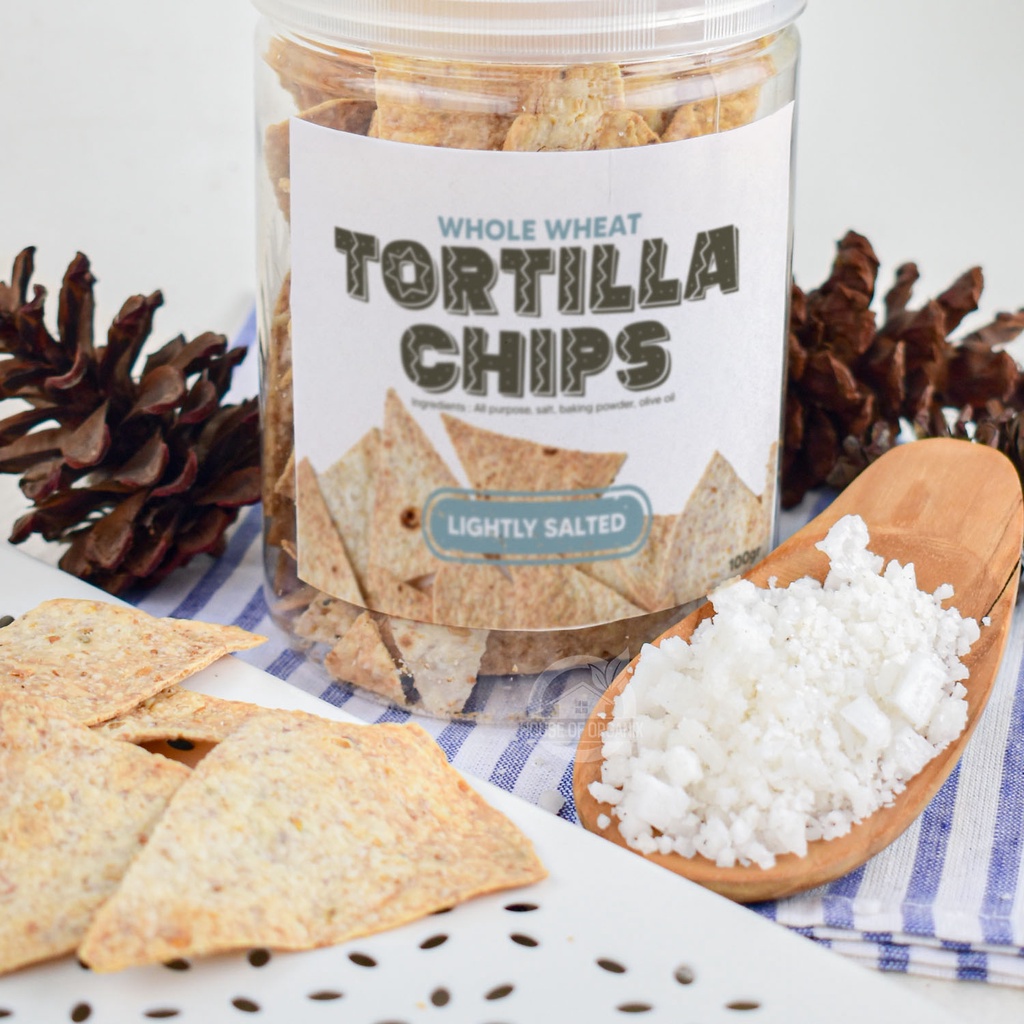 Whole Wheat Tortilla Chips 100 Gr