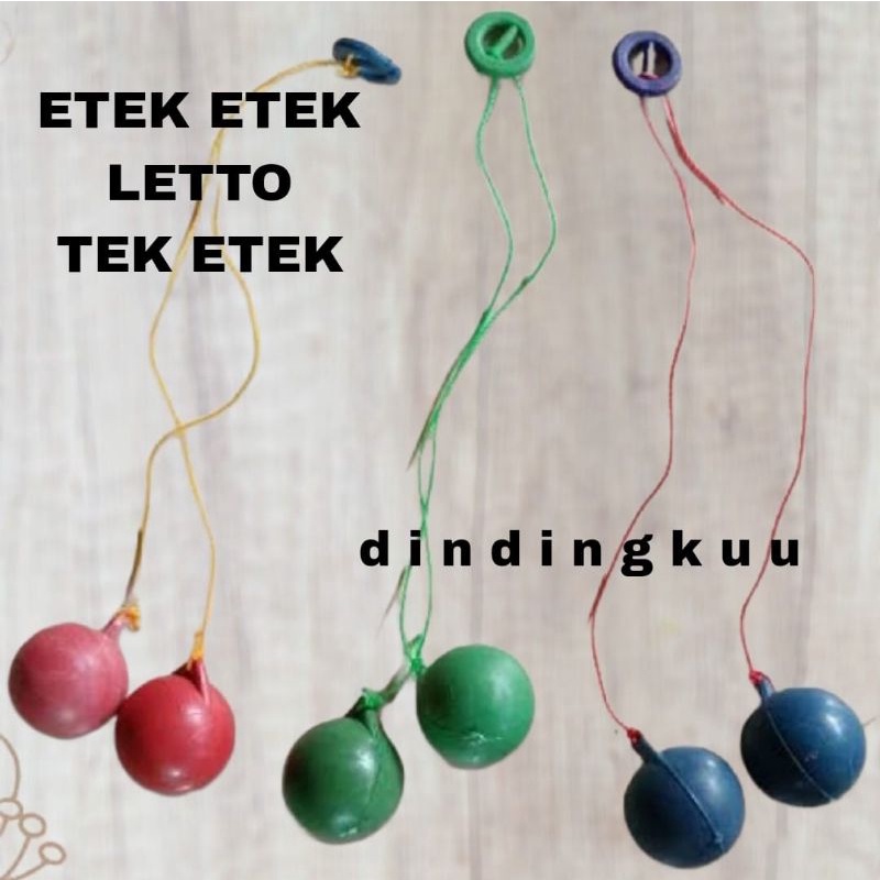 ETEK ETEK / LATTO / TEK ETEK / LETTO MAINAN JADUL VIRAL TERMURAH