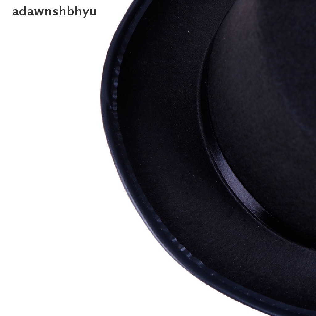 Adawnshbhyu Topi Hitam Top Hat Magician Costume Tuxedo Mat Hatter Wedding Natal Pesta Formal ID