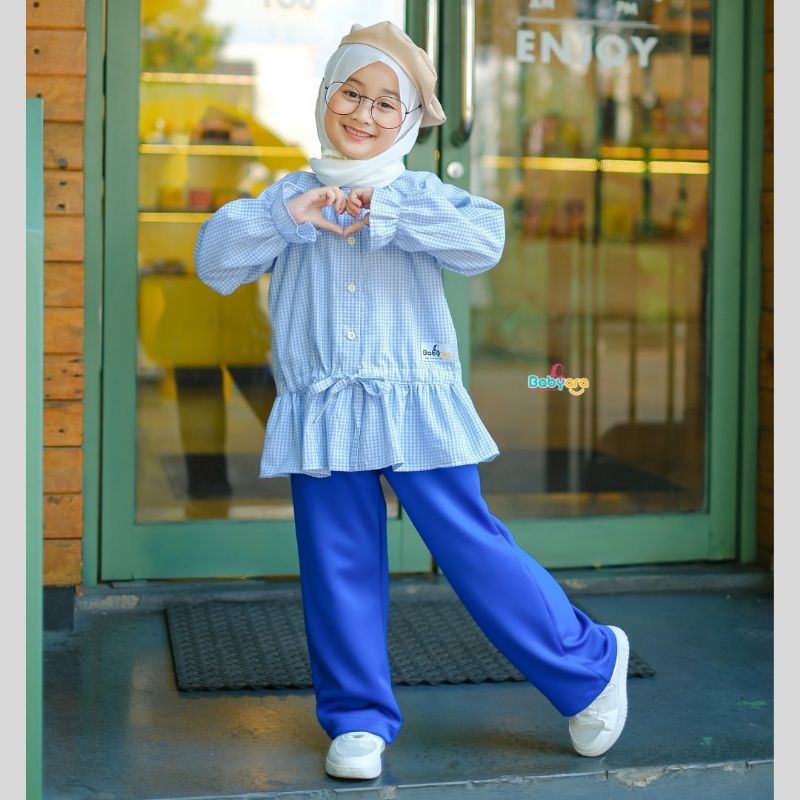 Alesha One Set by Babyara/pakaian anak perempuan/baju anak kekinian