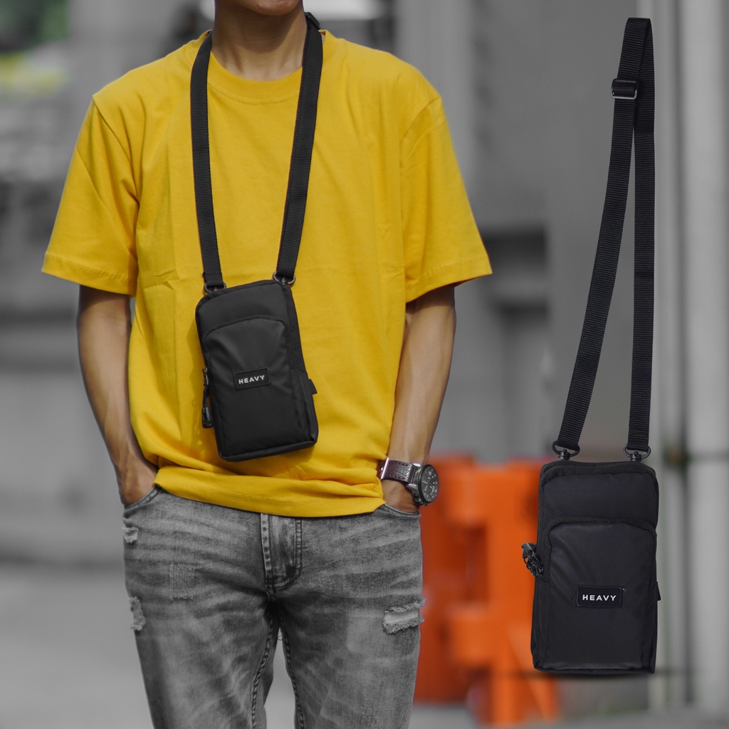 Tas Handphone Heavy - Tas Selempang Hp Waterproof Heavy - Mini Pouch Bag