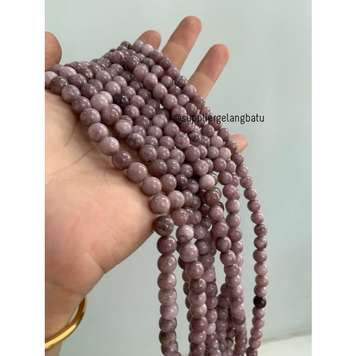 light PURPLE AMAZONITE 8mm ungu tosca premium bead stone handmade DIY