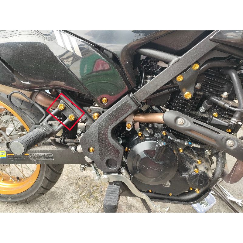 NACOM DV BAUT DUDUKAN STEP KIRI KANAN BELAKANG KLX 230