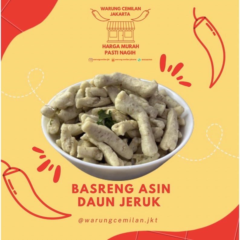 

Basreng Asin gurih Daun Jeruk 100GR