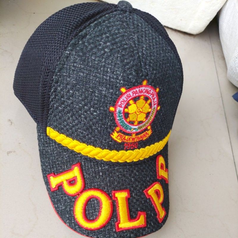 TOPI POL PP HIJAU dan HITAM