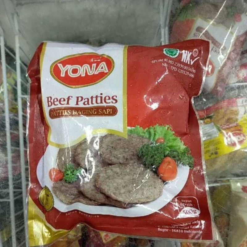 

[FROZENFOOD] YONA Beef Patties 500 Gram//Isian Burger- Free Bubblewarp