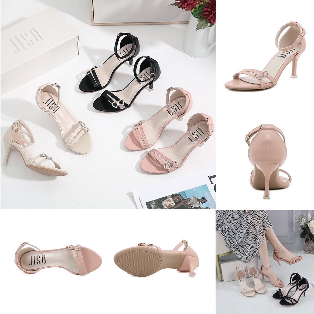 JISO RYONA KERINA-57 Sepatu Pesta Wanita Heels 7cm Import