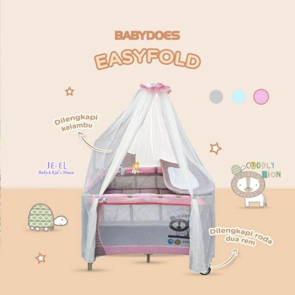 Baby Does Baby Box Easyfold CH 17071 BP / Tempat Tidur Bayi