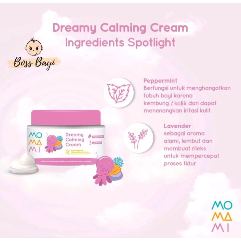 MOMAMI - Dreamy Calming Cream 50gr | Lotion Bayi