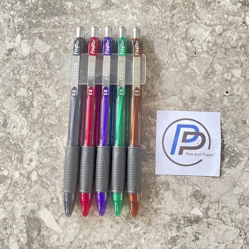 

Bulpen Bolpoin Balpoin Pulpen Faster C6 1 Pcs
