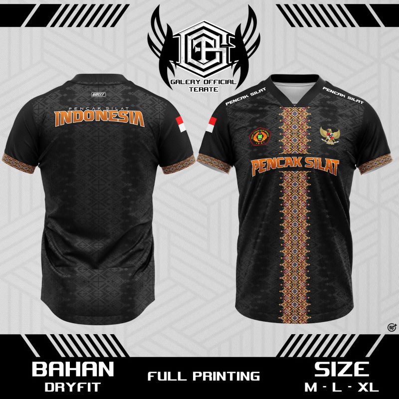 JERSEY PENCAK SILAT INDONESIA JERSEY IPSI FULL PRINTING JERSEY IPSI KEKINIAN JERSEY PENCAK SILAT ORI