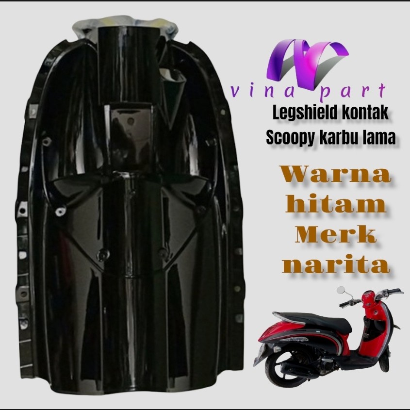 Legshield Tengah Honda Scoopy Karbu Cover Dashboard Tengah Honda Scoopy karbu