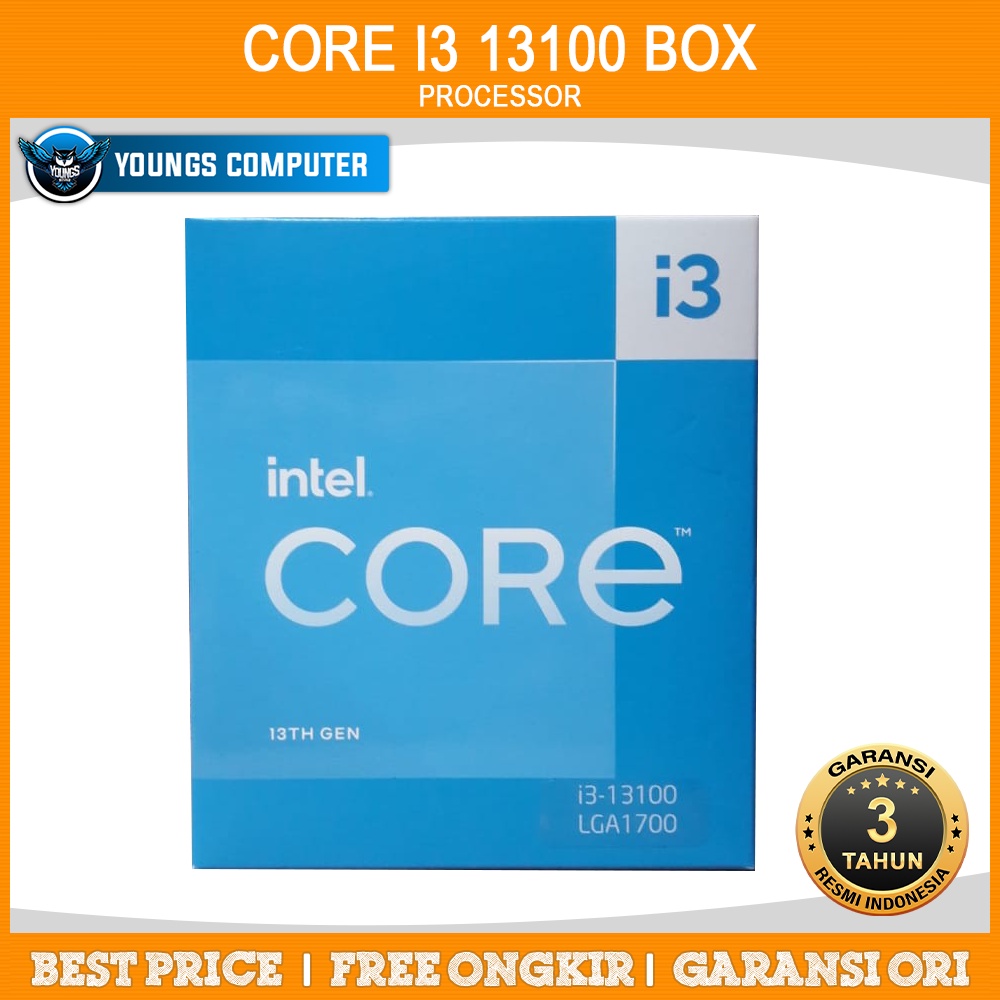 PROCESSOR INTEL Core i3 13100 Box UpTo 4.8GHz Raptor Lake LGA1700