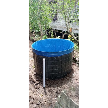 kolam terpal bulat (orchid)