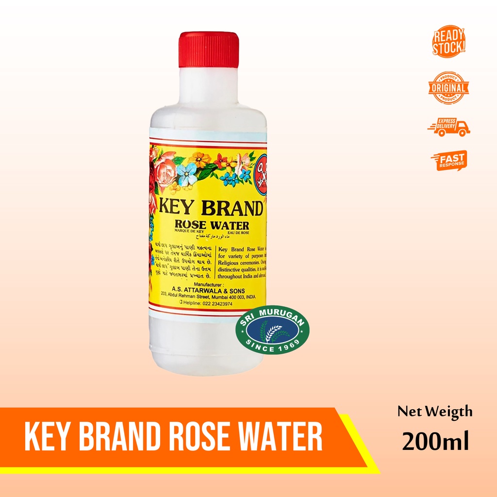Jual KEY BRAND ROSE WATER 200ml Shopee Indonesia
