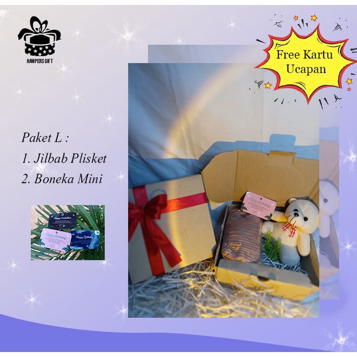 

Kado Hampers Gift Box L 2 ITEM Speciall Ulang Tahun Wisuda Anniversarry