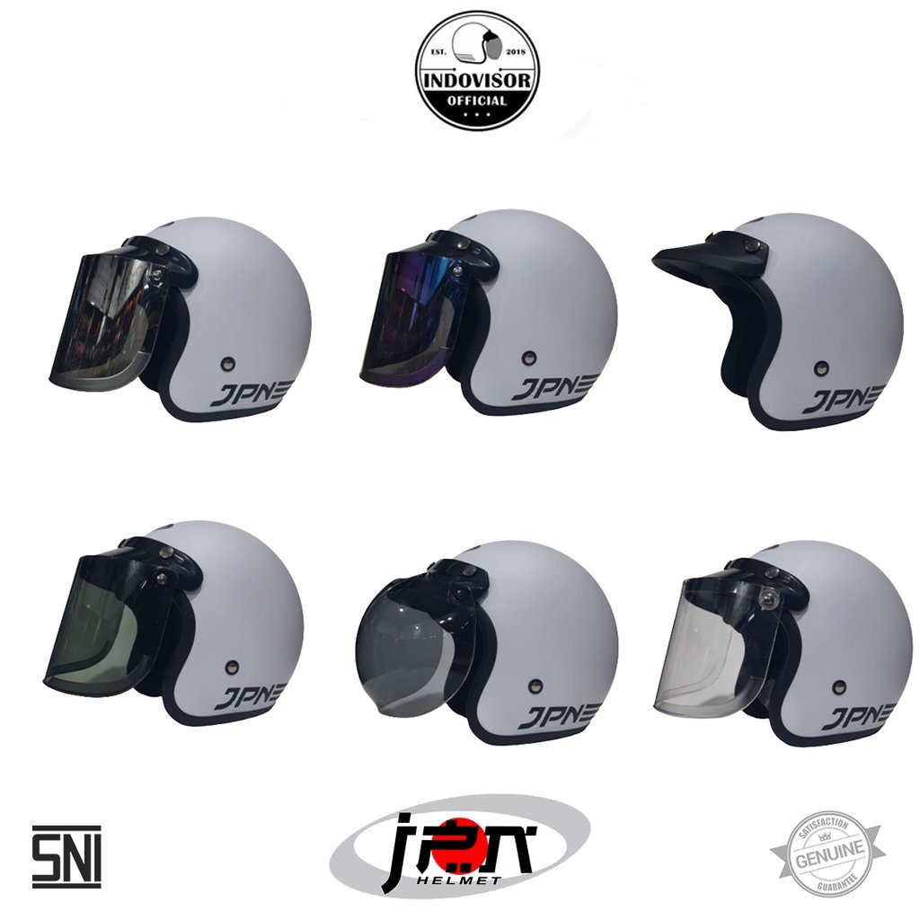 Helm JPN Warna Putih Doff