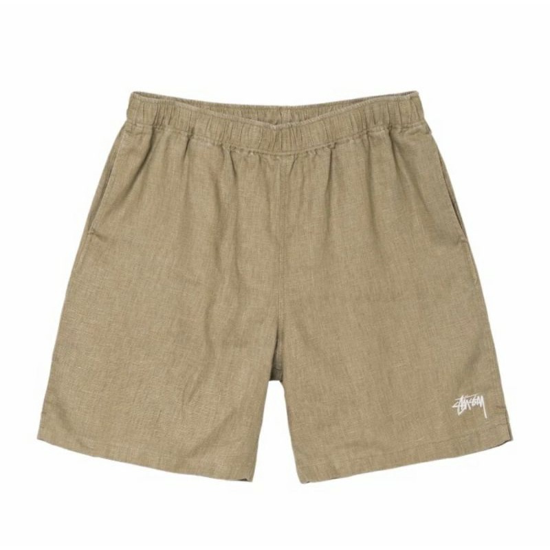 Celana Stussy Boxy Linen Short