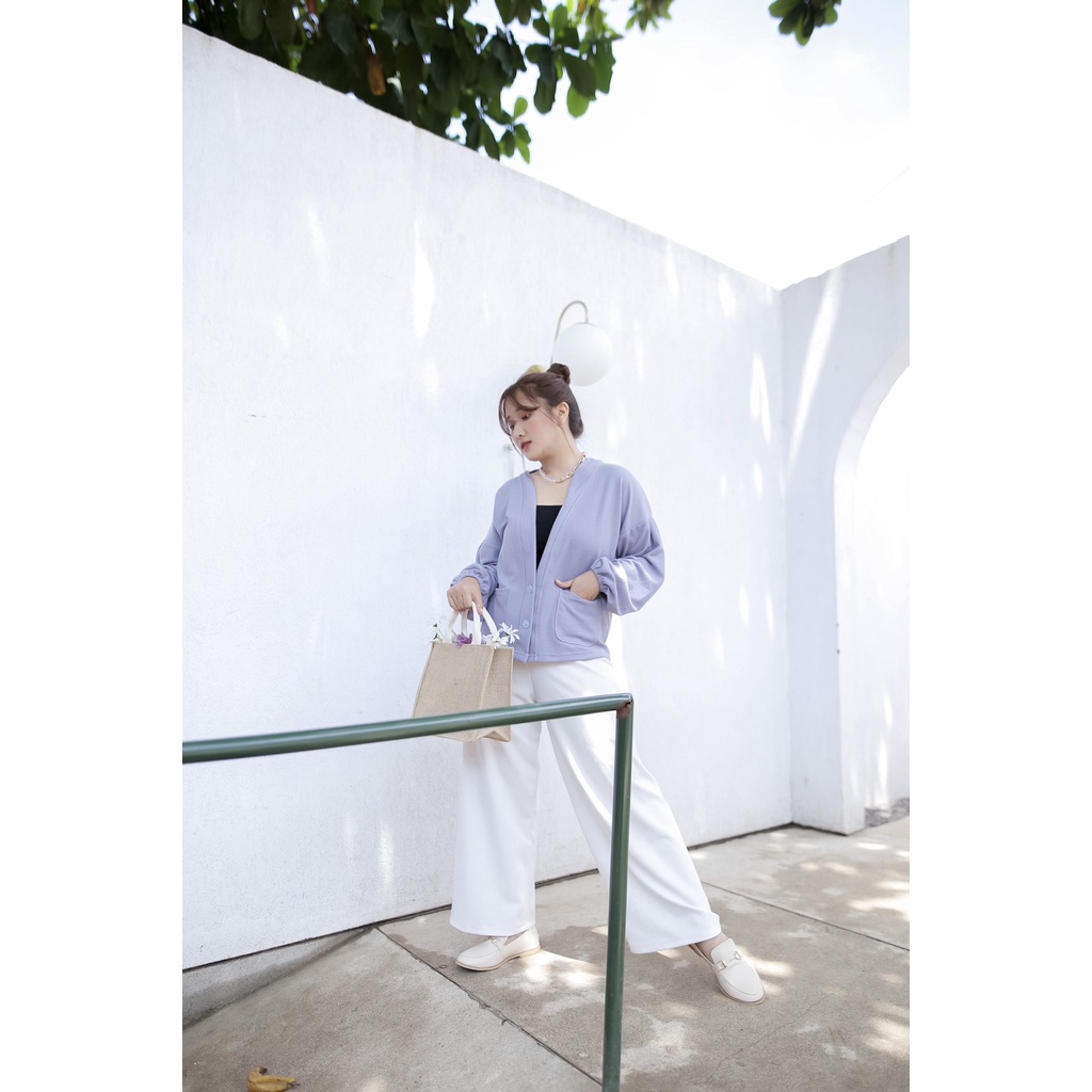 Yura Puffy Outer / Outwear Waffle Oversize