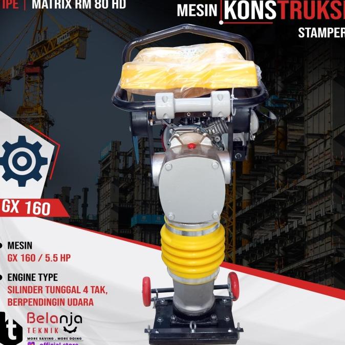 Matrix Mesin Stamper Kuda Rm 80 Hd Honda Jialing Gx 160 Rm80Hd Gx160