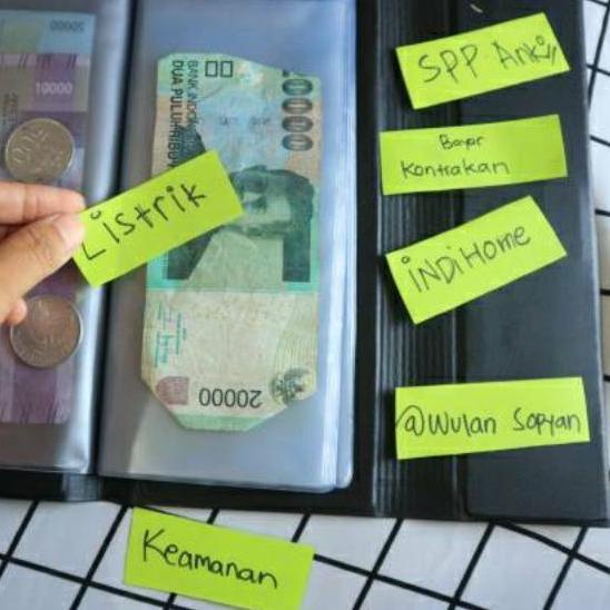 

Langsung Order Binder Keuangan Ziplock Budgeting Tabungan Uang Planner Organizer Keuangan Nabung A03,