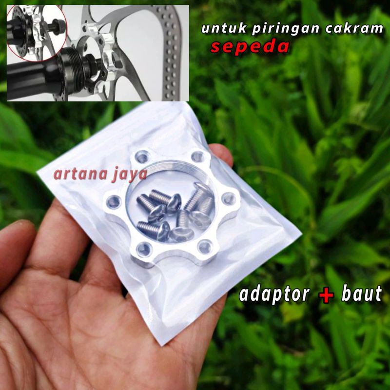 adaptor piringan cakram sepeda