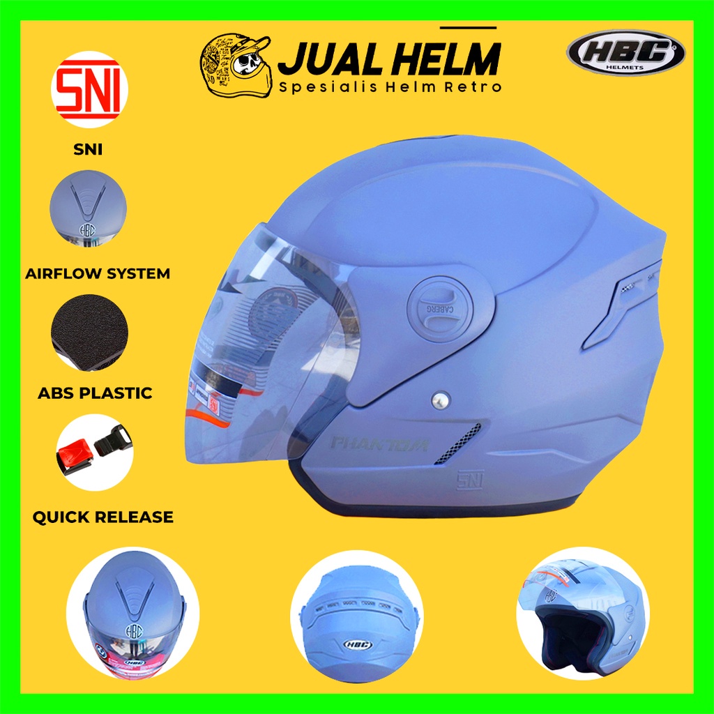 Helm HBC Reborn Half Face