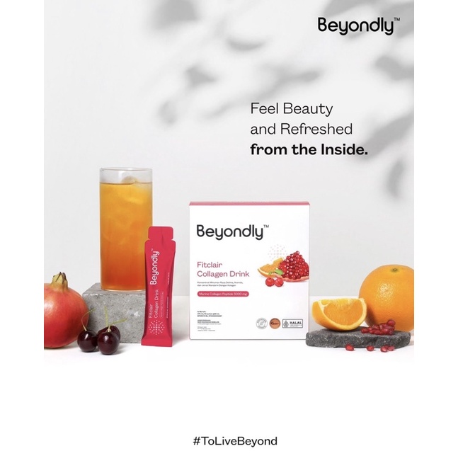 Beyondly Fitclair Collagen Drink HALAL Minuman Kecantikan