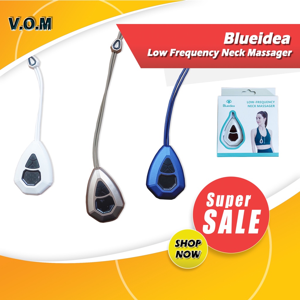Blueidea Low Frequency Neck Massager Terapi Peredaran Darah Leher 0865