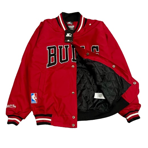 JAKET VARSITY BOMBER PRIA CHICAGO BULLS GOOD BRAND QUALITY