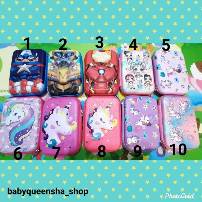 

✨NEW✨ - Pencil case karakter/pencil case/pencil case anak/tempat pensil anak